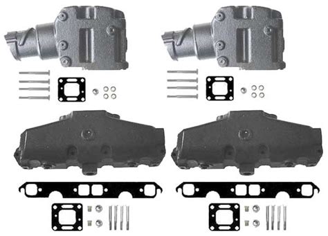 Exhaust Manifold Kit For Mercruiser Gm 305 50l 350 57l V8 4