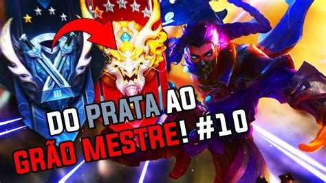 Do PRATA ao GRÃO MESTRE jogando na JUNGLE 10 HONOR OF KINGS YouTube