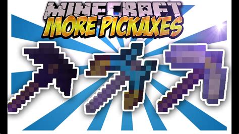 More Pickaxes Mod Picos Infinitos Y De Minerales Espa Ol Minecraft