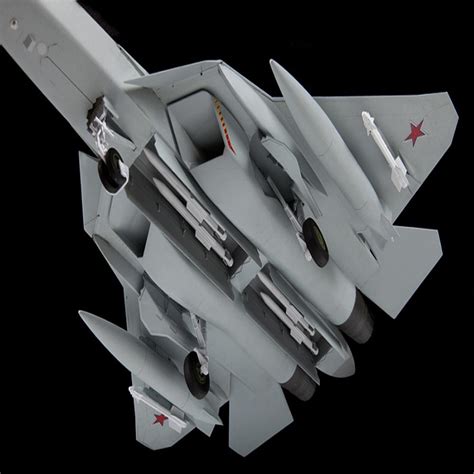 Zvezda Russian Fifth-Generation Fighter SU-57 Aircraft Model Kit (Scale ...