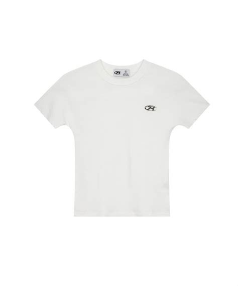 Musinsa Rockcake Daily Half Moon Tee White