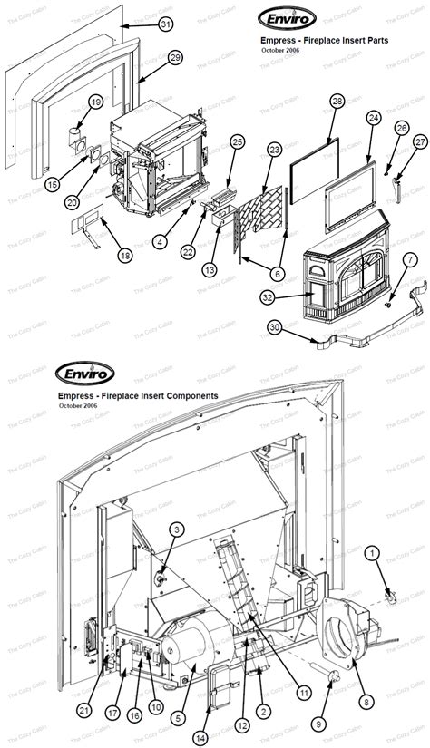 Empress Fpi C 13842 Cozy Cabin Enviro Fire Parts Store