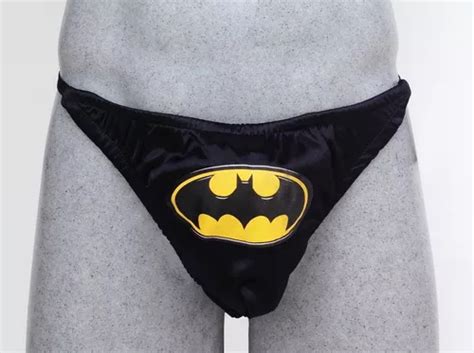 Tanga Hombres Ropa Interior Broma Superman Batman Meses Sin Intereses