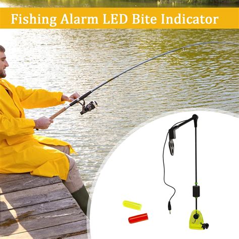 Opolski 1 Set Carp Fishing Alarm Waterproof Flashing Colored Lights