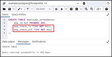 Postgresql Time Data Type With Examples Commandprompt Inc