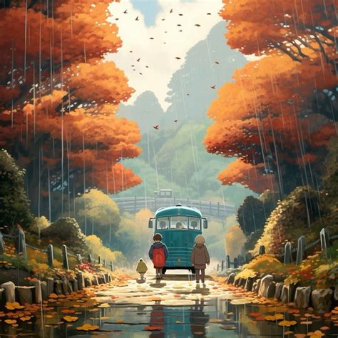 studio ghibli in the fall🍂