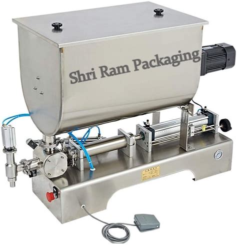 Stainless Steel Paste Filling Machine With Stirrer At In Indore