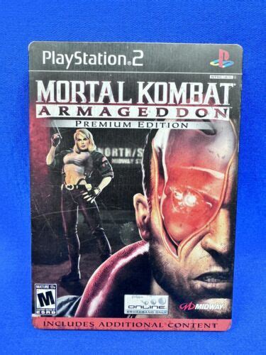 Mortal Kombat Armageddon Premium Edition Steelbook Khan Sindel Ps