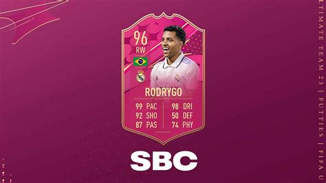 Fifa 23 SBC Rodrygo Futties