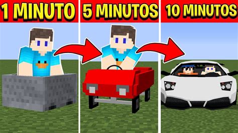 A Cada 5 Minutos Nosso Carro Fica Mais RÁpido No Minecraft Noob Vs