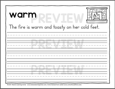 3rd Grade Dolch Sight Words Handwriting Worksheets Mamas Learning Corner