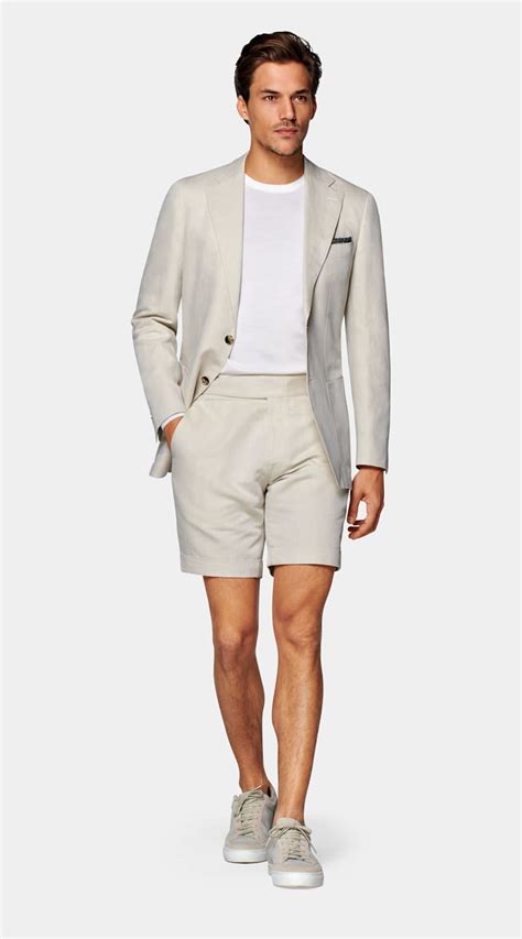 Light Brown Havana Suit In Linen Cotton SUITSUPPLY SUITSUPPLY US