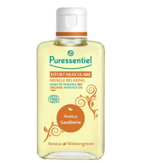 EFFORT MUSCULAIRE HUILE DE MASSAGE BIO ARNICA GAULTHÉRIE 200ML