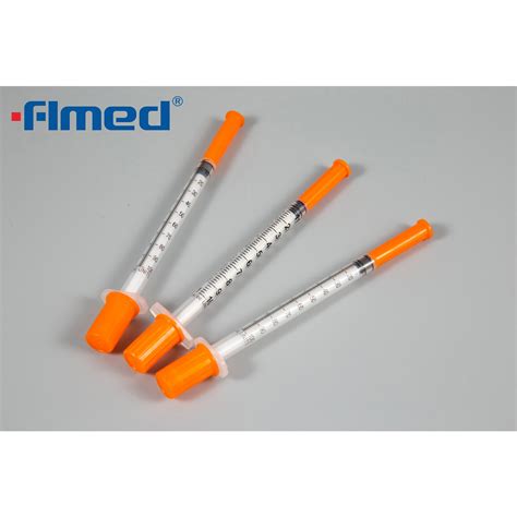 Disposable Medical Products Insulin Syringe Ml Ml Ml With G