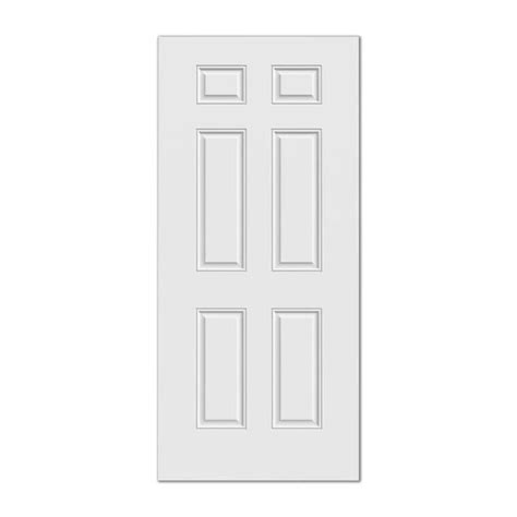 Jeld Wen Reliabilt 6 Panel Inswing Steel Entry Door 36 In X 80 In 36rh6pnlrh Rona