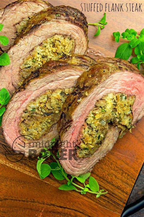 Stuffed Flank Steak The Midnight Baker Holiday Recipe