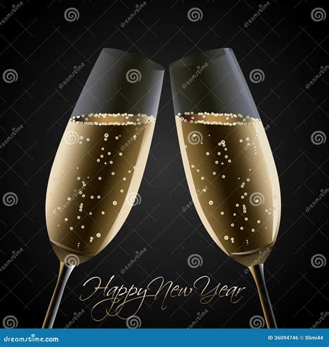 Happy New Year Cheers Royalty Free Stock Image Image 36094746