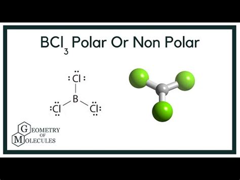 Is Bcl Polar Or Non Polar Boron Trichloride Youtube