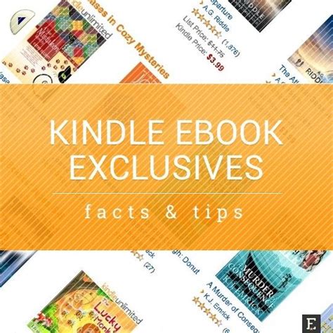 Kindle Ebook Exclusives Tips And Facts You Need To Know Kindle