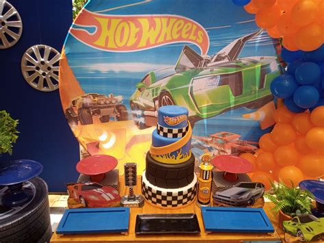 Decoração Hot Wheels Azul balões Inclusos Elo7