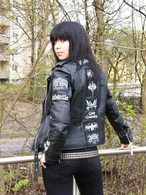 Pin By Han Solo On Black Metal Girls Black Metal Girl Metal Girl