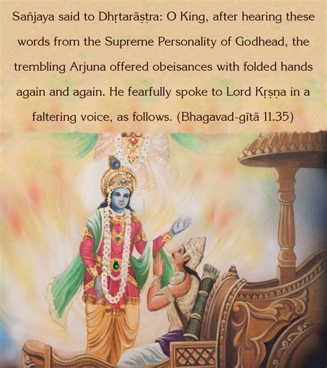 Bhagavad Gita Chapter 11 Verse 35 Vivekavani