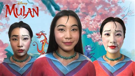 Disneys Mulan Makeup Tutorial 3 Looks Angie Au Youtube