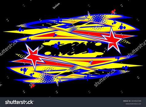 Racing Background Vector Design Unique Stripe Stock Vector Royalty