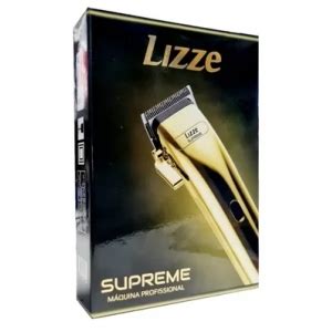 Máquina de Corte Sem Fio Profissional Lizze Supreme Gold Dourada Bivolt