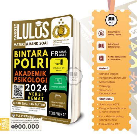 Jual Buku Persiapan Masuk Bintara Polri Modul Sukses Tes Bintara Versi