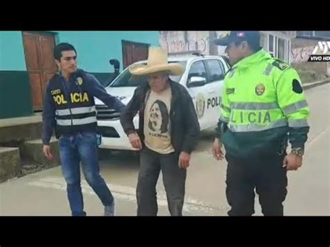 Cajamarca Capturan a abuelo acusado de ultrajar a su nieta de 14 años