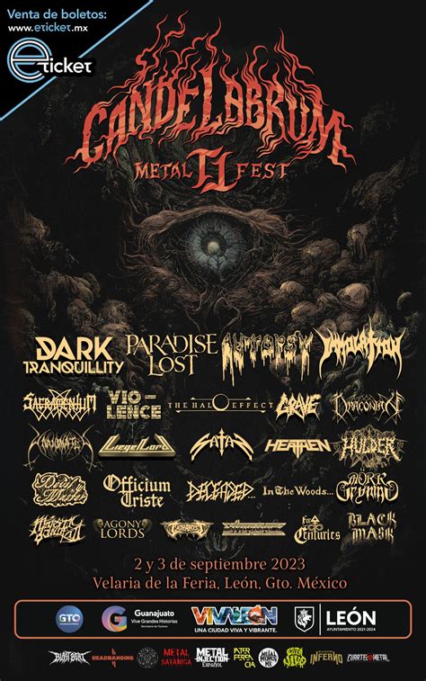 CANDELABRUM METAL FEST II Fechas Cartel Bandas Confirmadas Precios