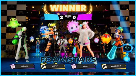 Foamstars El Splatoon 3rd Party Multijugador 4K 60FPS YouTube