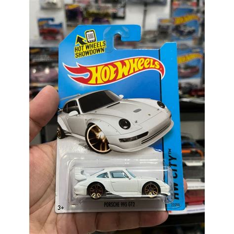 PORSCHE HOT WHEELS 風火輪保時捷 993 GT2 白色 蝦皮購物