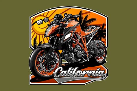 Naked Bike Sun Background Graphic By Jellybox Creative Fabrica