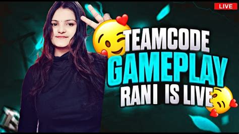 Pubg Lite Girl Gamer Live Stream Join With Teamcode 👍 Likes Road To