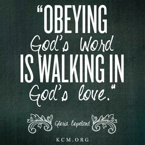 Quotes about Obeying God (58 quotes)