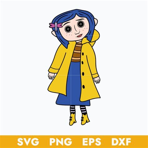 Coraline Svg, Coraline Button Eyes Svg, Halloween Svg, Horro | Inspire ...