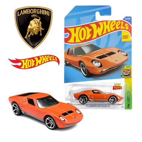 Hotwheels ลขสทธแท100 รน LAMBORGHINI MIURA SV พรอมสง HOT