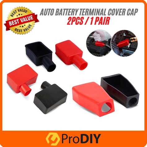 Auto Battery Terminal Cover Cap Car Positive Battery Terminal Insulator ...