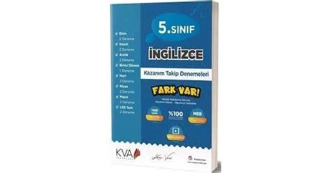 5 Sınıf İngilizce Fark Var Kazanım Takip Denemeleri Koray Varol Akademi