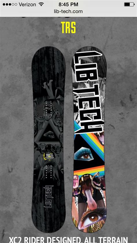 Lib-Tech TRS | Snowboard, Snowboarding, Skateboard