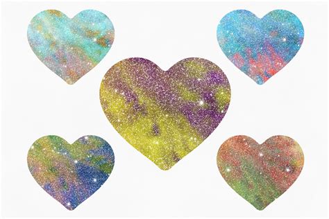 Heart Glitter Vol132 Graphic By Lerima · Creative Fabrica