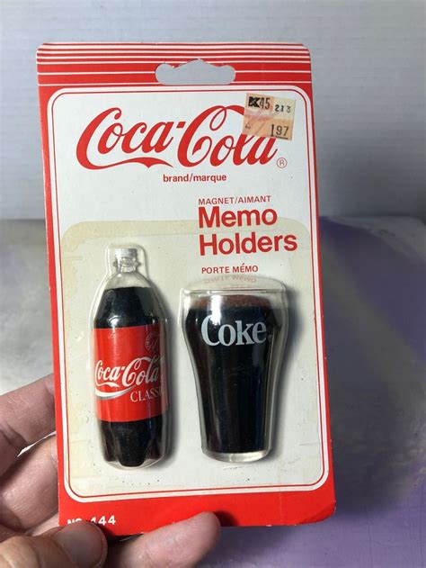 Vintage Coca Cola Magnet Set Brand New Pop Bottle Themed Pepsi Fridge