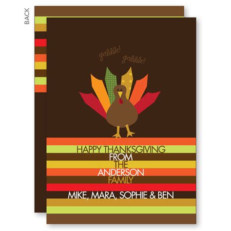 Shop Cute Personalized Thanksgiving Cards | Ready For Turkey