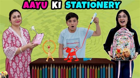 Aayu Ki Stationery Aayu Ka Collection Aayu Pihu Bags 3d Pen