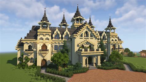 french chateau/castle build : r/Minecraftbuilds