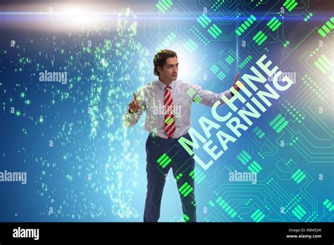 Machine learning concept as modern technology Stock Photo - Alamy