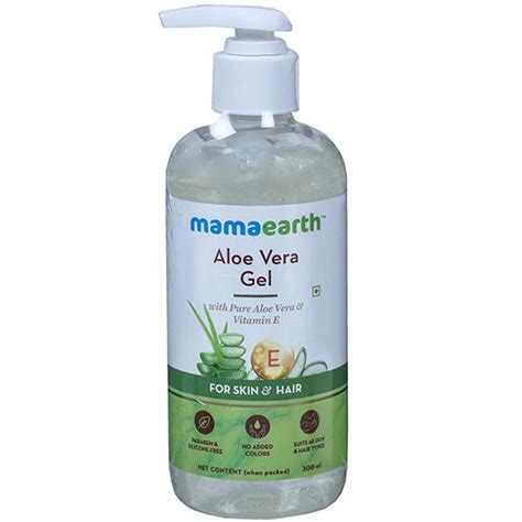 Buy Mamaearth Aloe Vera Gel With Pure Aloe Vera Vitamin E For Skin