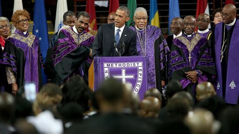 Watch President Obama Sings Amazing Grace In Eulogy Utah Public Radio